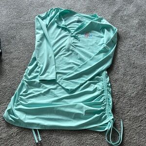 Salt Life Aqua Long Sleeve Dress